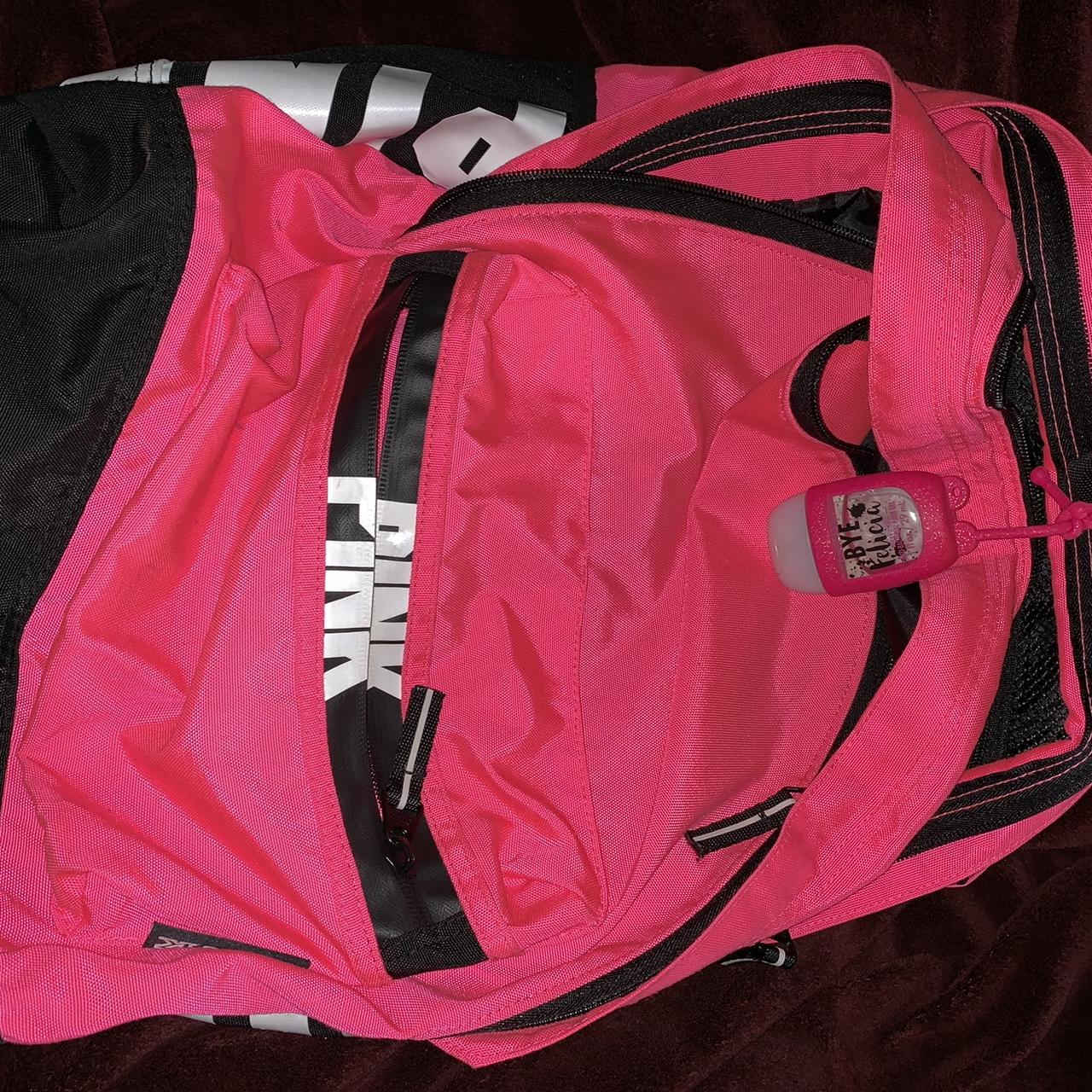 PINK by Victoria s Secret Neon Pink backpack Brand Depop