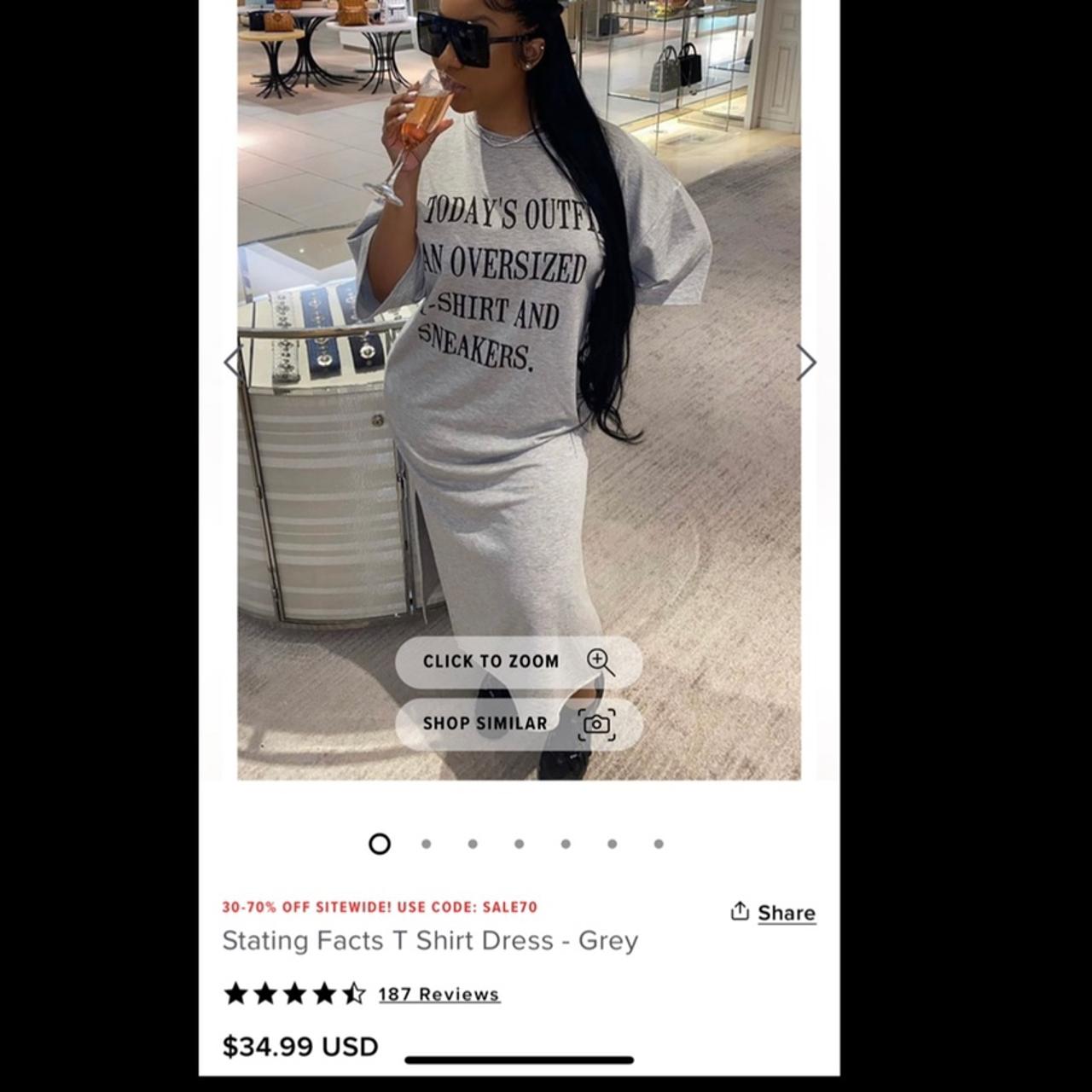 white t shirt dress fashion nova