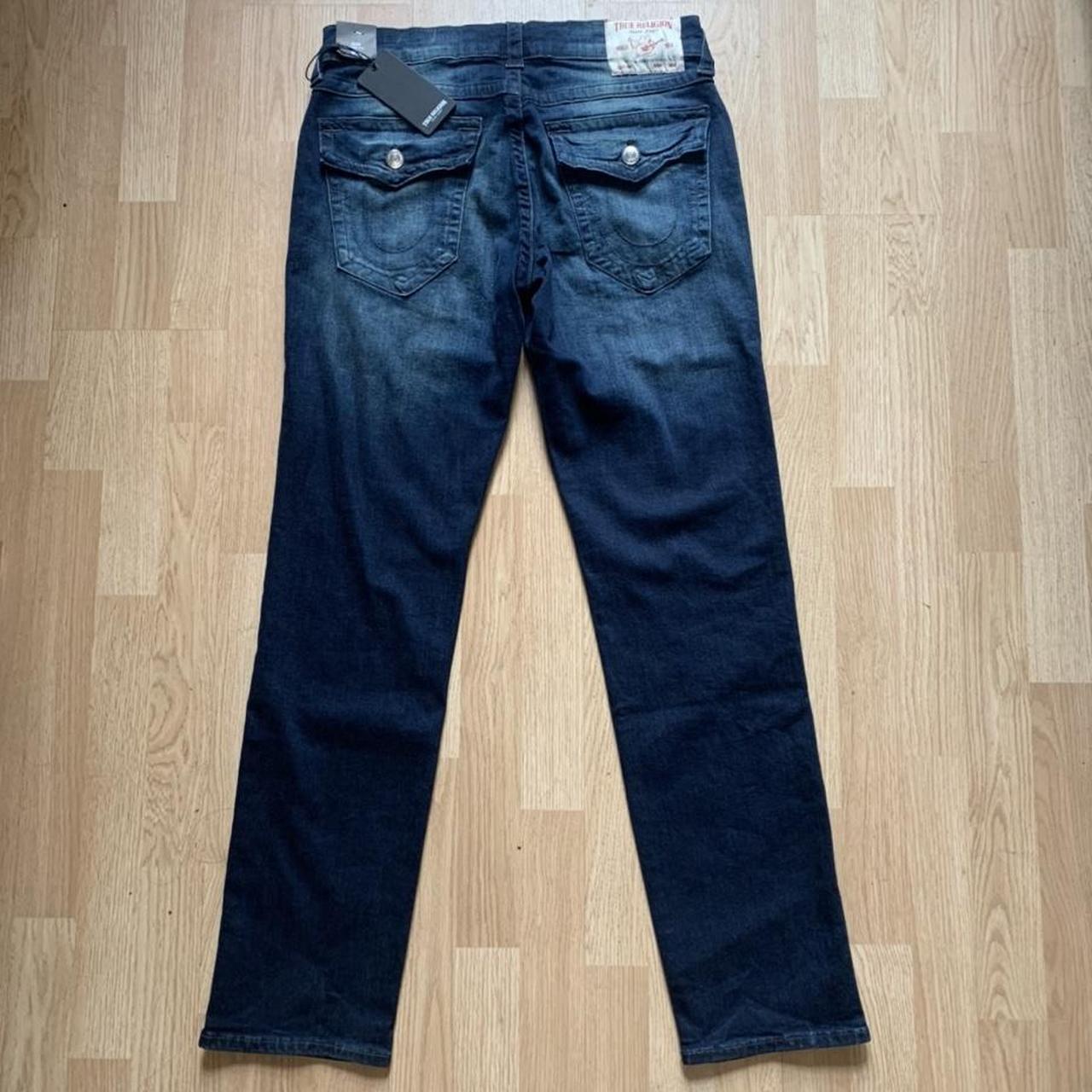 True Religion dark wash Geno jeans Relaxed fit... - Depop