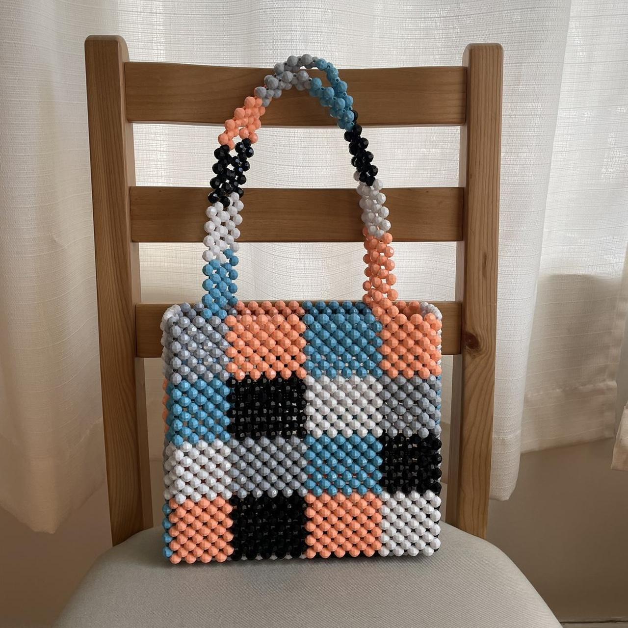 Beaded tote online bag