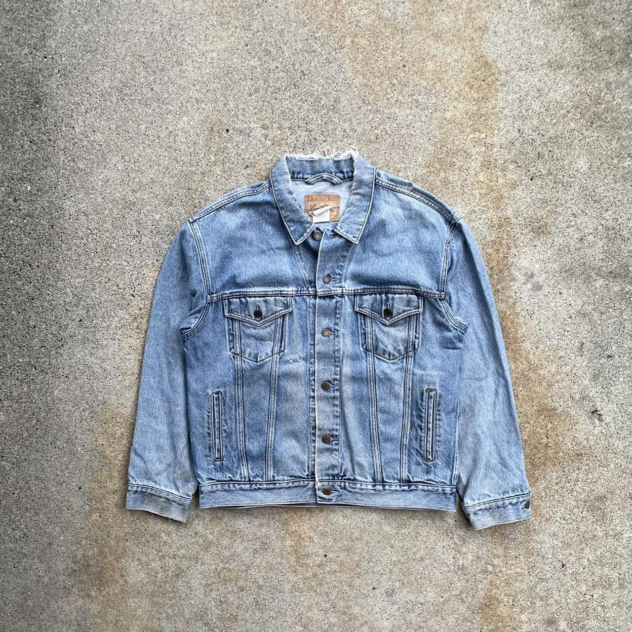 Vintage Levis Blue Denim Jeans Light Jacket... - Depop