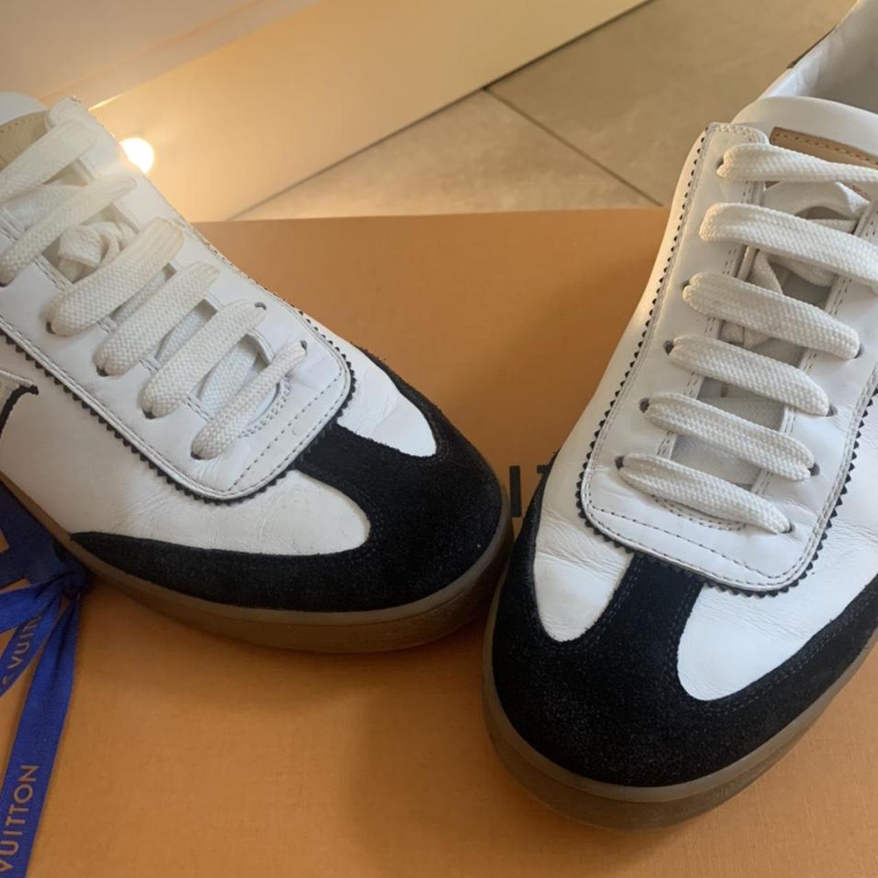 Worn Louis Vuitton sneakers. Can be washed - Depop