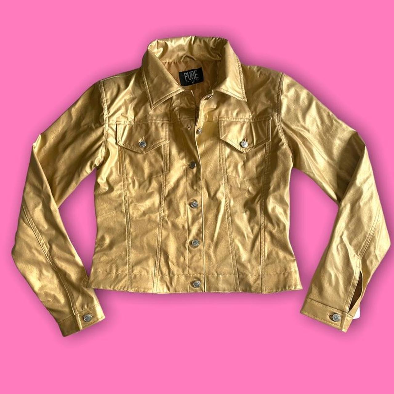 Insane 90s/00s vintage gold jacket!! Obsessed with... Depop