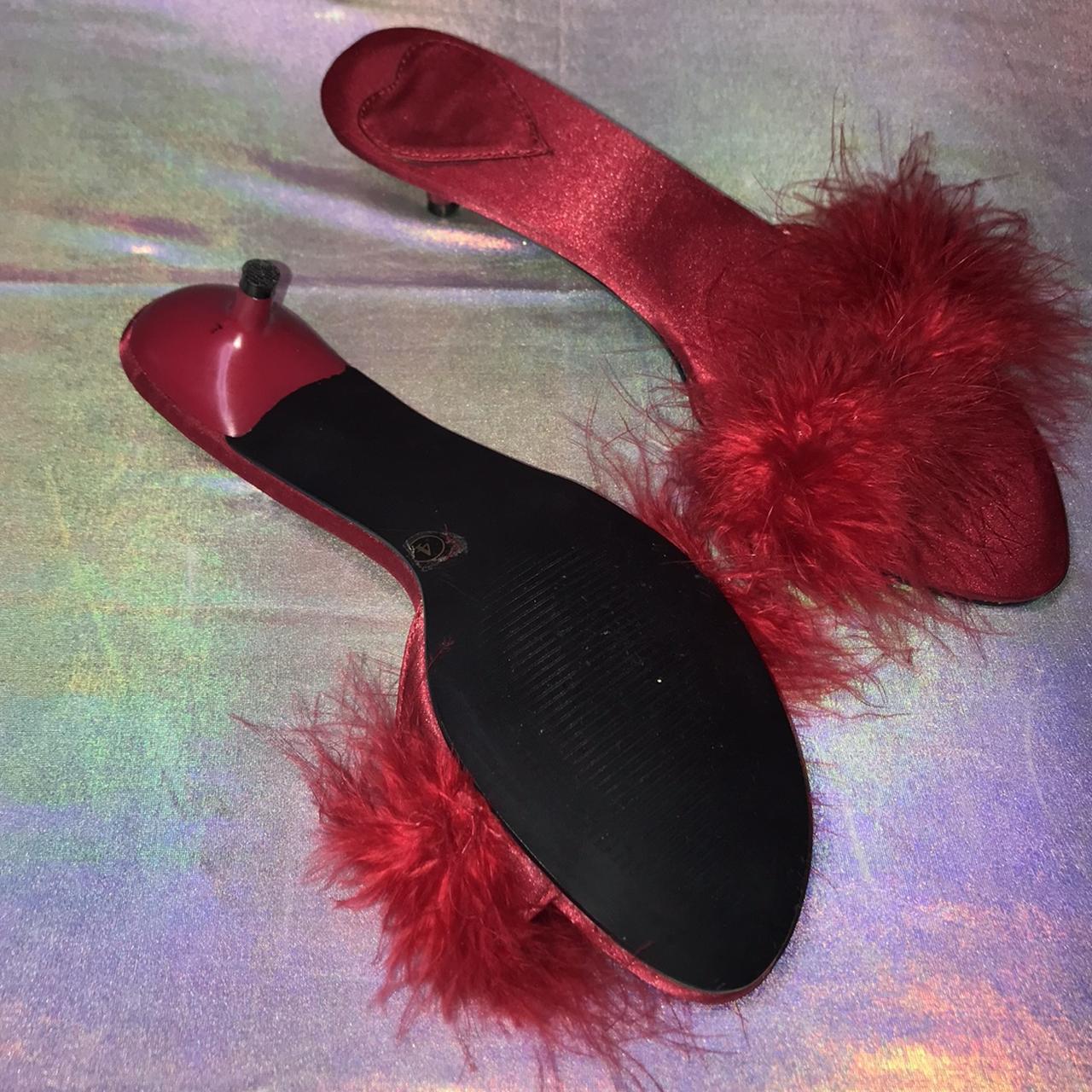 Vintage Louis Vuitton pony hair kitten heels / mules - Depop