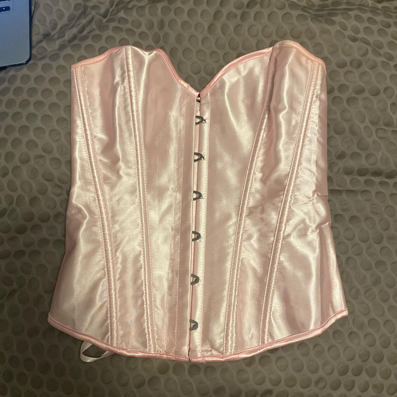 Product Image 1 - Pink satin corset