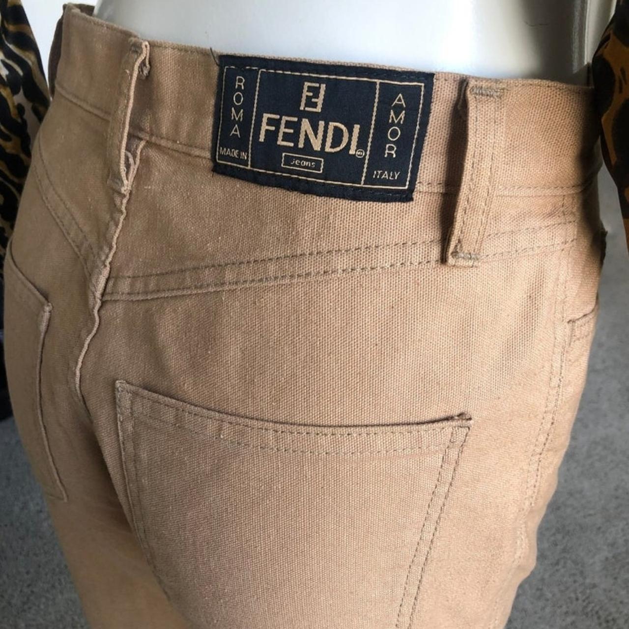 Fendi jeans outlet monogram