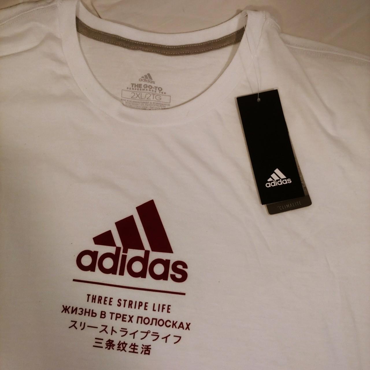 Adidas t outlet shirt tag