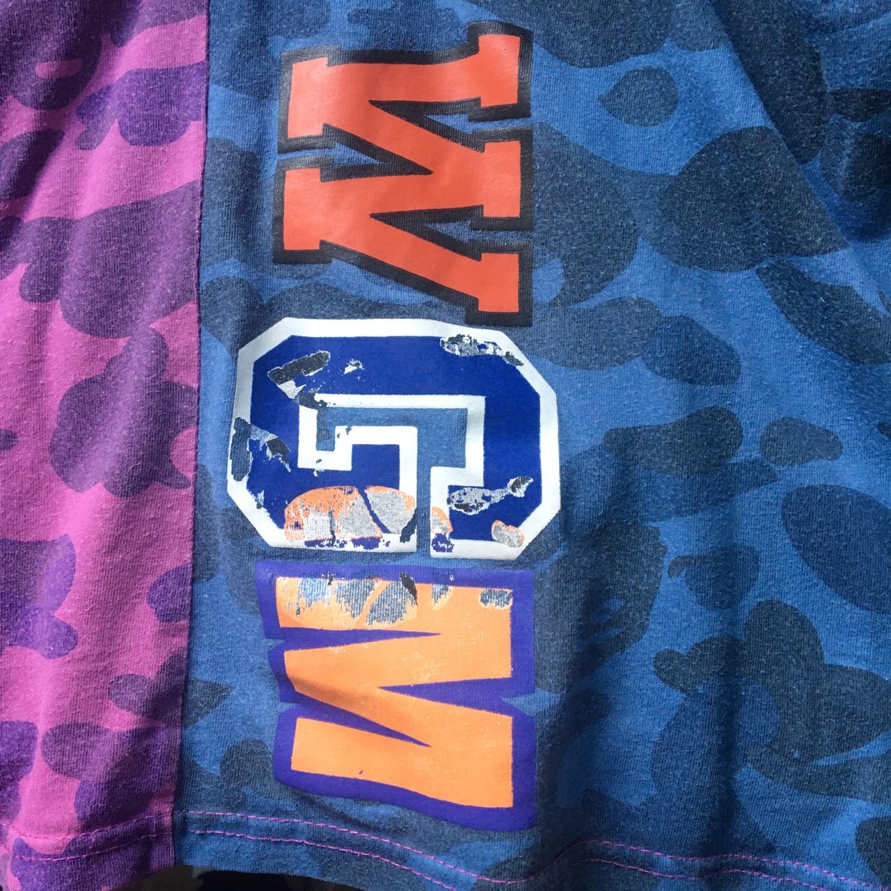 BAPE Camo Jersey BAPE Blue Camo Basketball Jersey - Depop