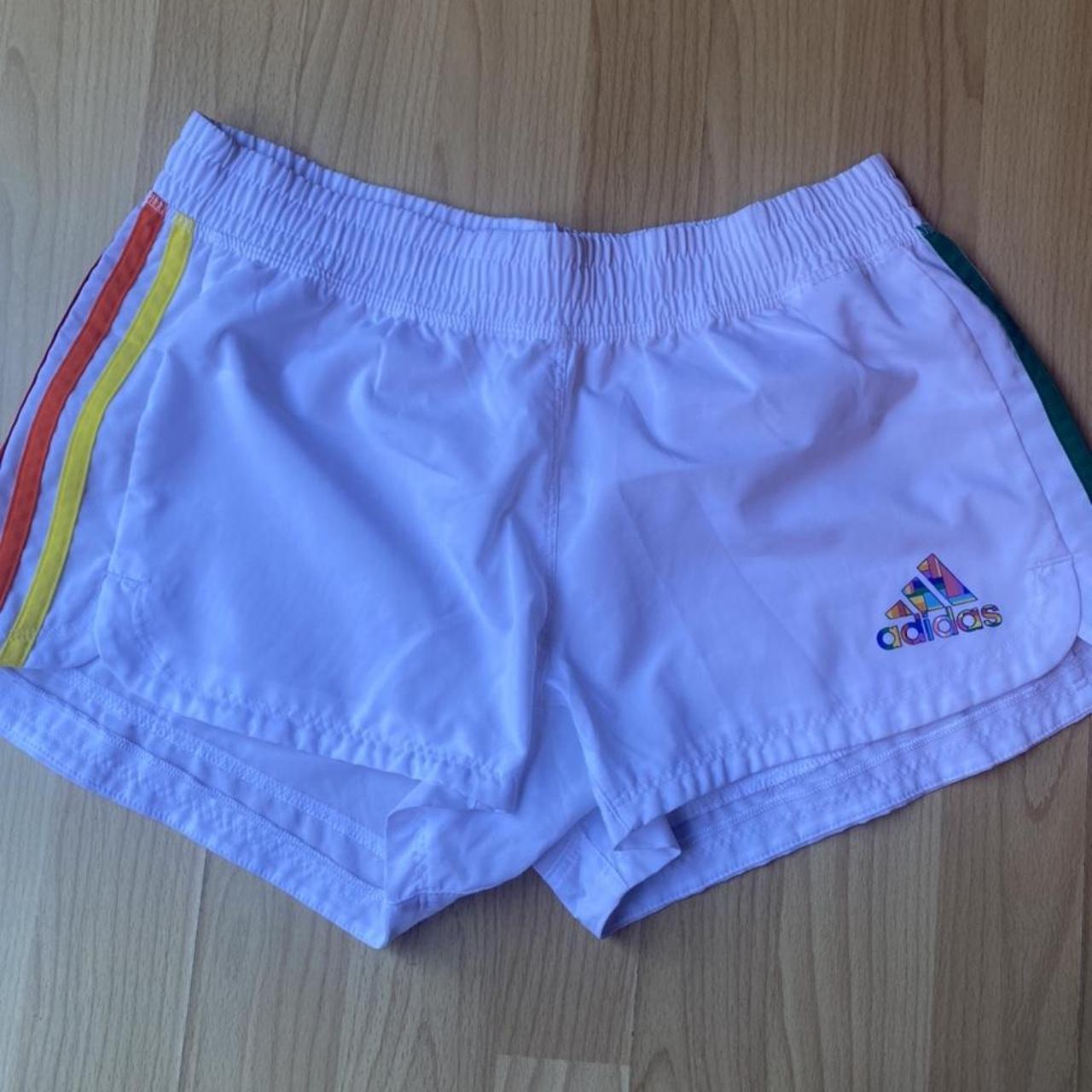 adidas rainbow shorts