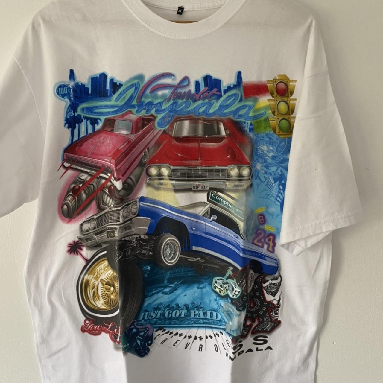 Casper masi Impala legends tee White Xl - Depop