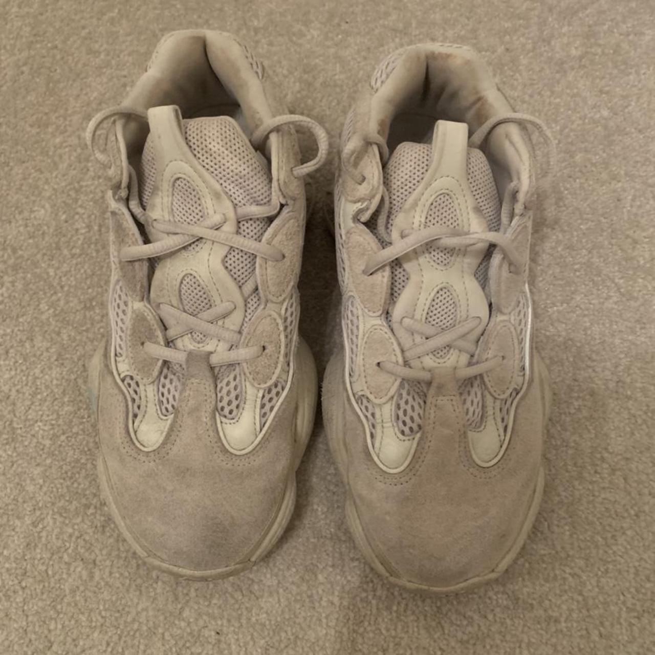 Yeezy 500 Desert Rat sneakers size 6 Used but still... - Depop