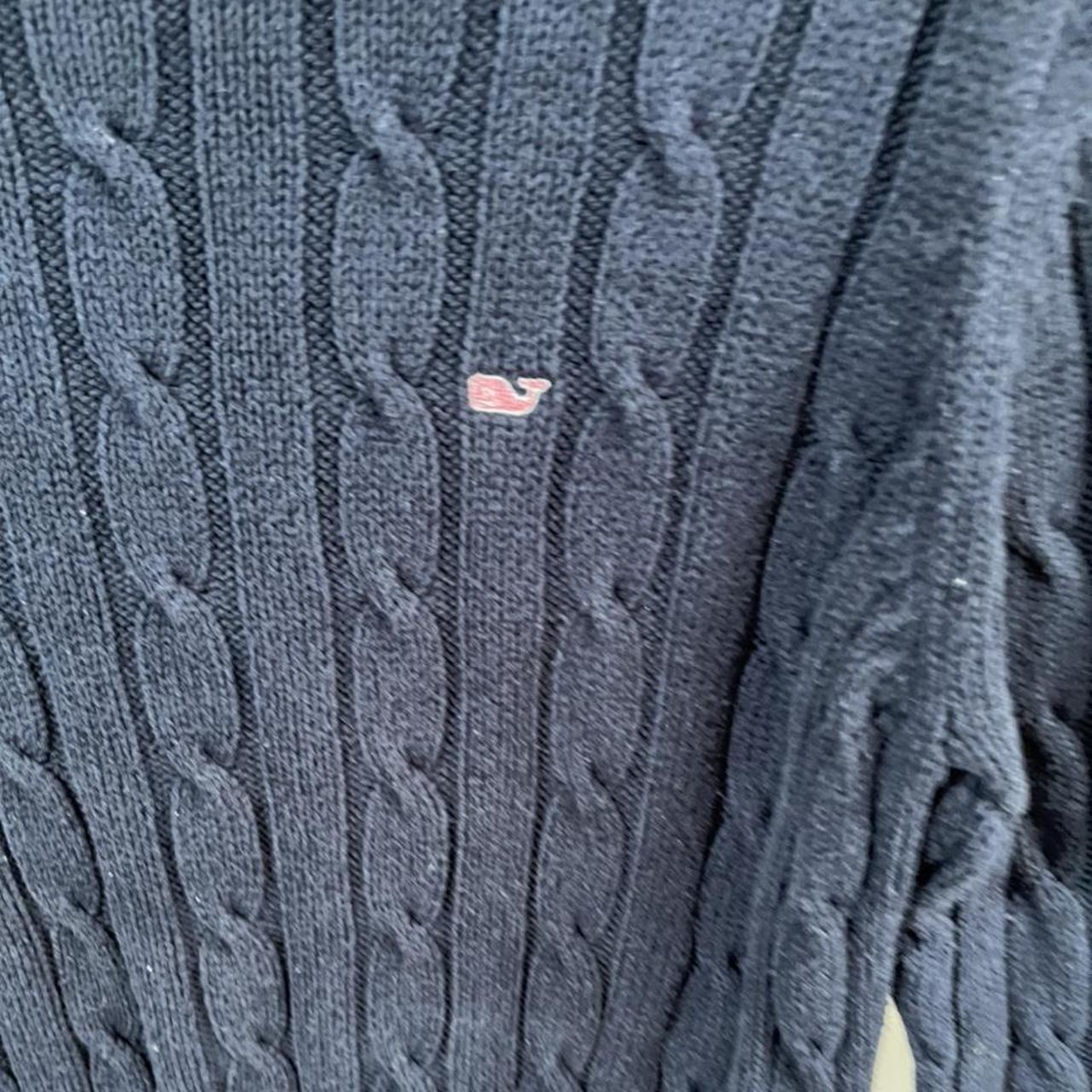 Vineyard Vines Women's Navy Jumper | Depop