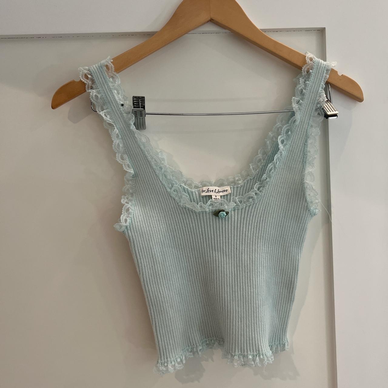 For Love & Lemons Women's Vest Depop