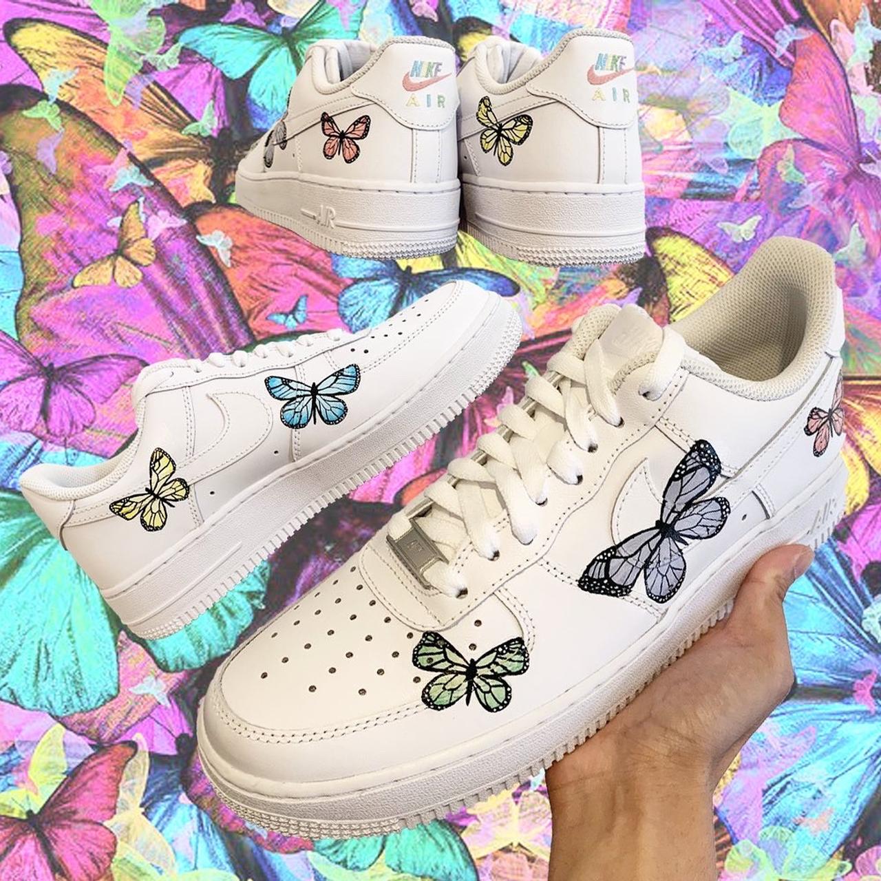 air force 1s butterfly