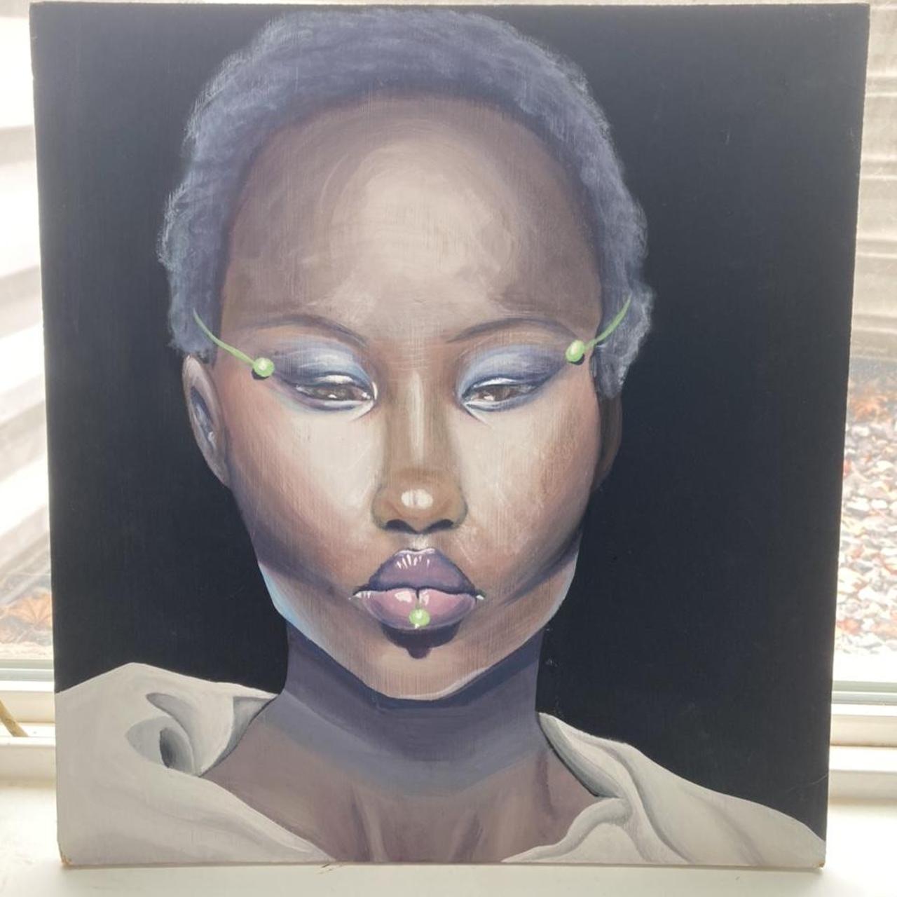 Black and Purple Paintings