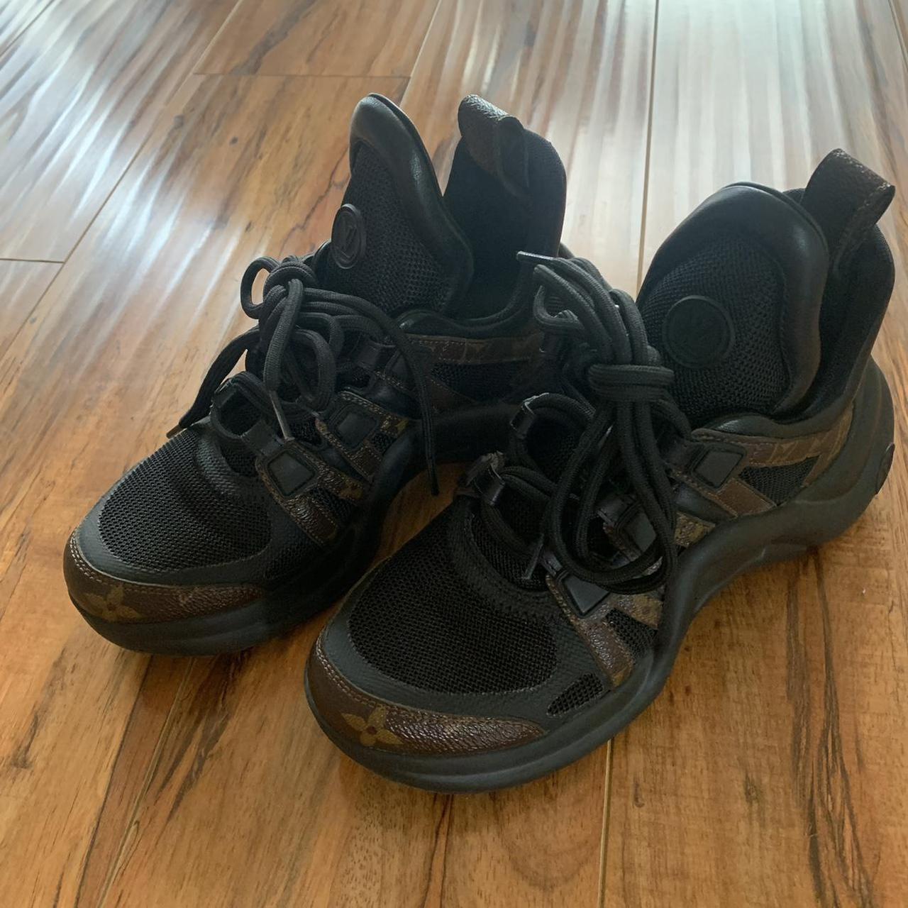 marine lv skate sneakers bought from saks off 5th - Depop