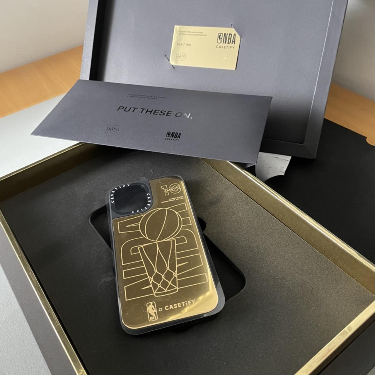 Casetify x NBA 18k Gold plated iPhone 12 Pro case - Depop