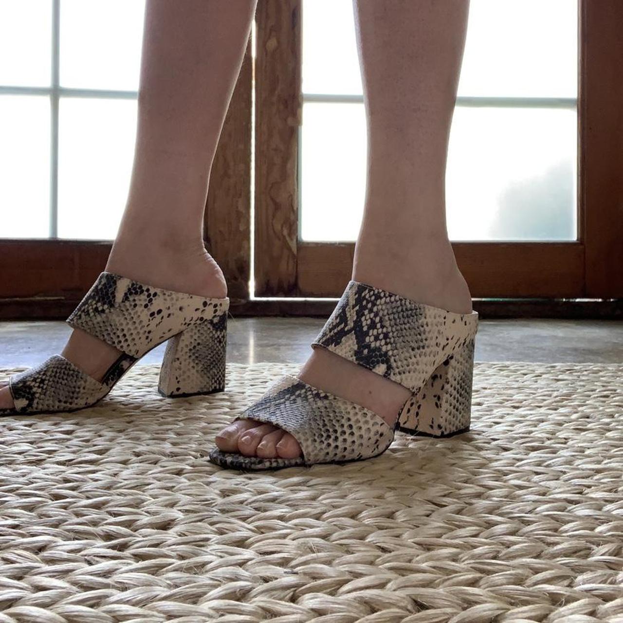 snakeskin flats steve madden