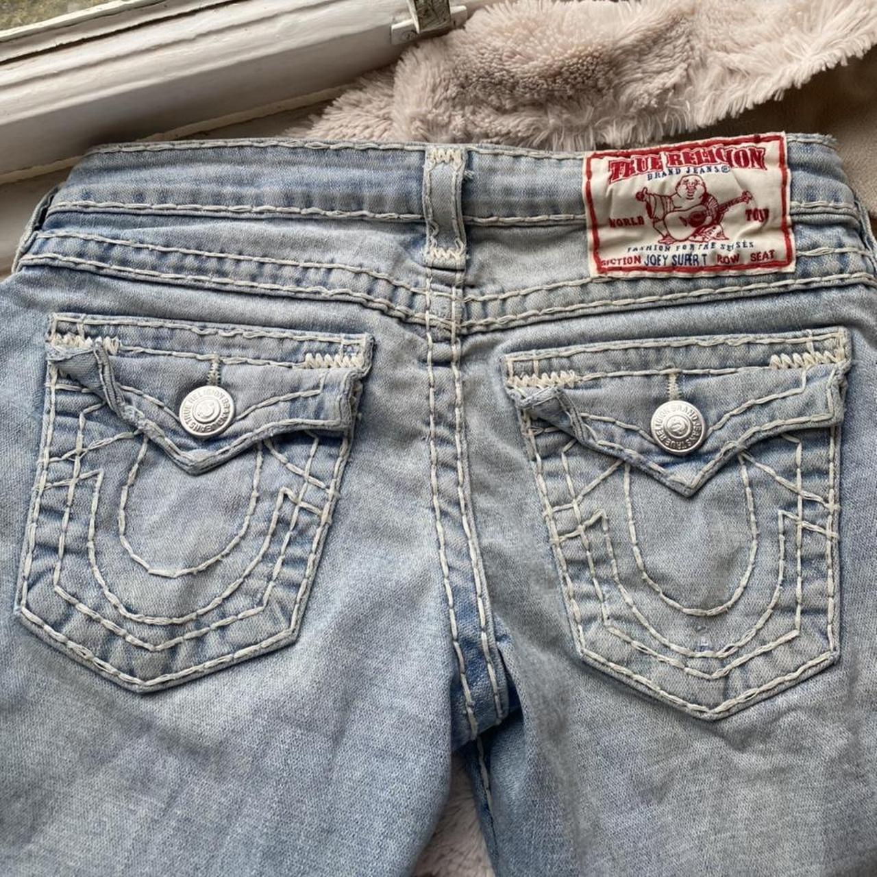 True Religion ‘joey Super T Flared Bootcut Jeans Depop