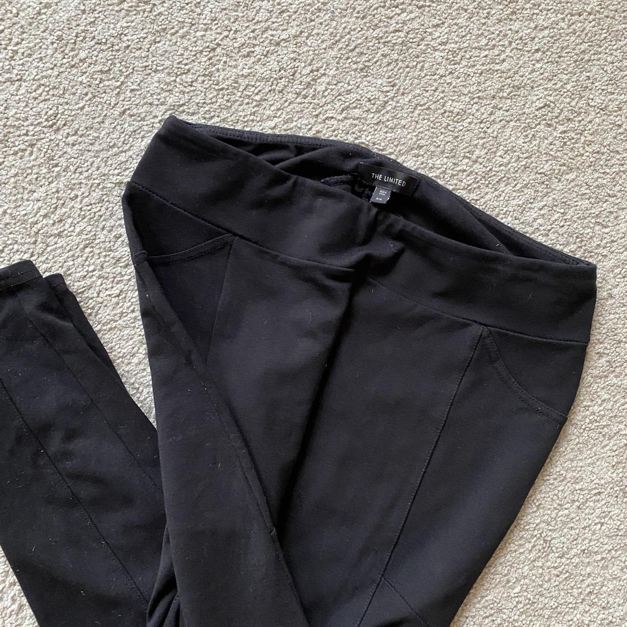 The limited thick black leggings - perfect for work - Depop