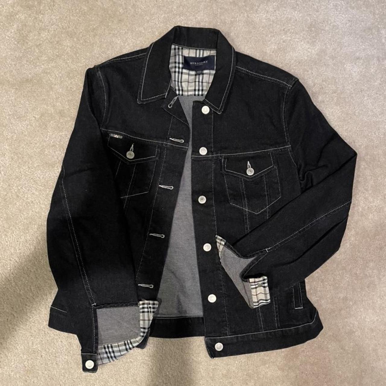 Mens Burberry denim jacket *authentic* is a nice... - Depop