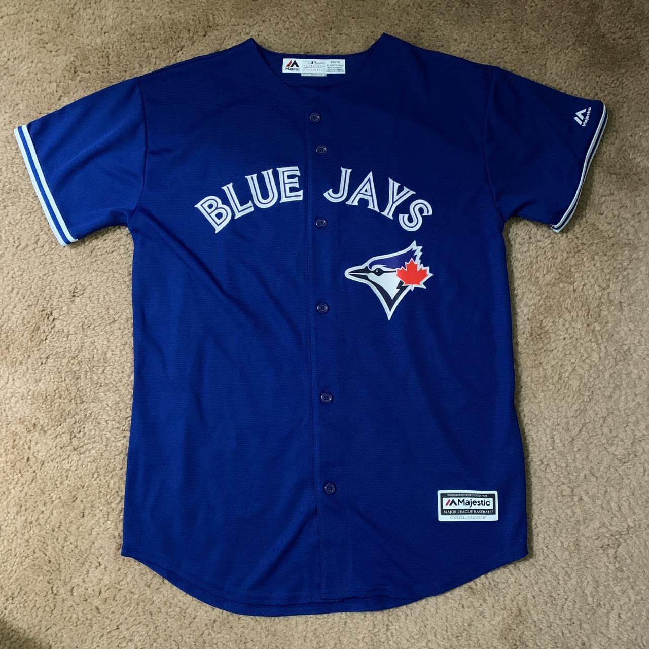 MLB Toronto Blue Jays Majestic Cool Base Jersey Youth X-Large