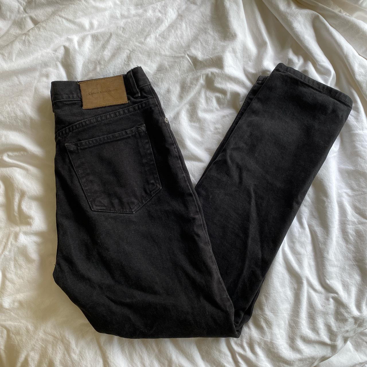 Stunning vintage Calvin Klein washed black... - Depop