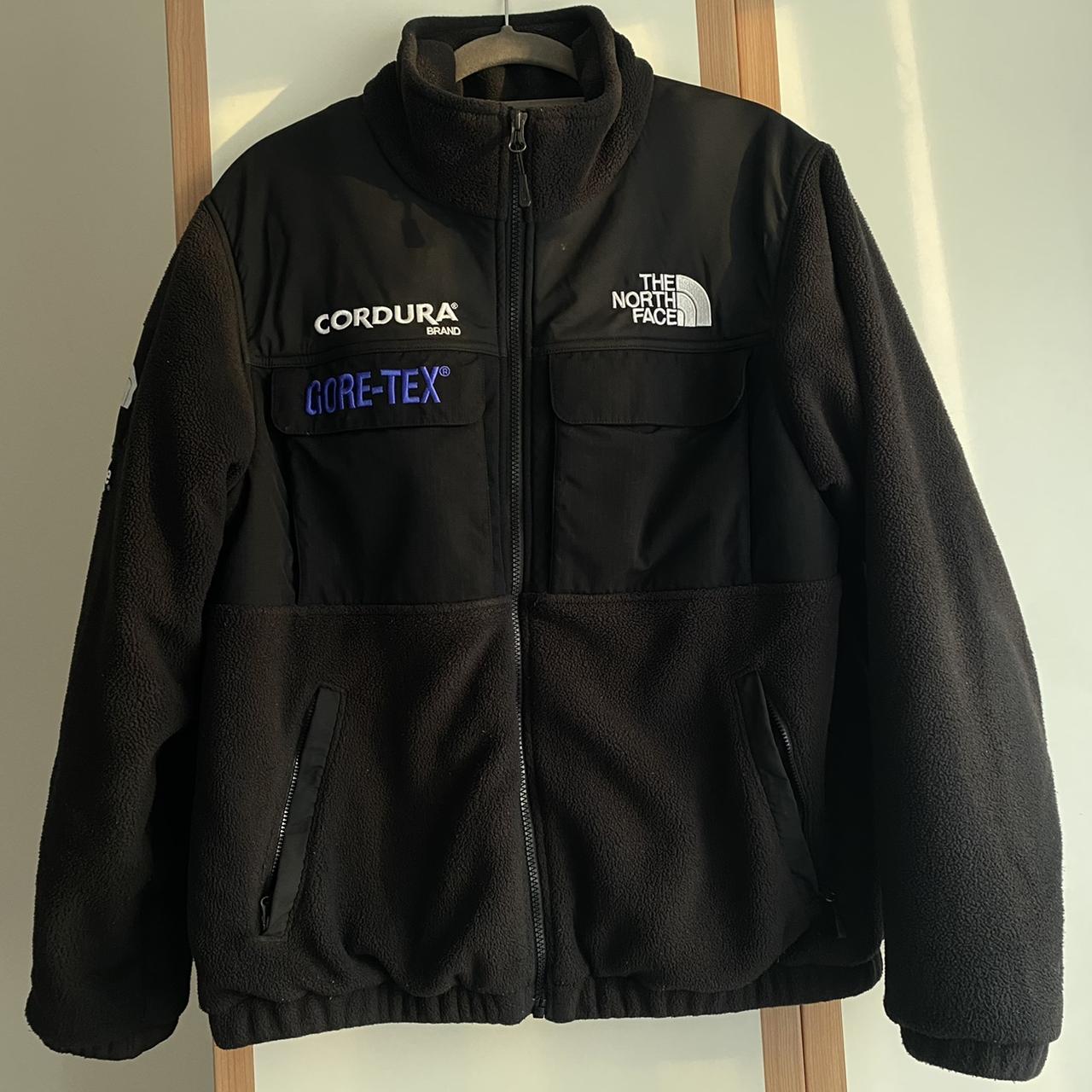 Supreme North Face fleece jacket FW18 Size... - Depop