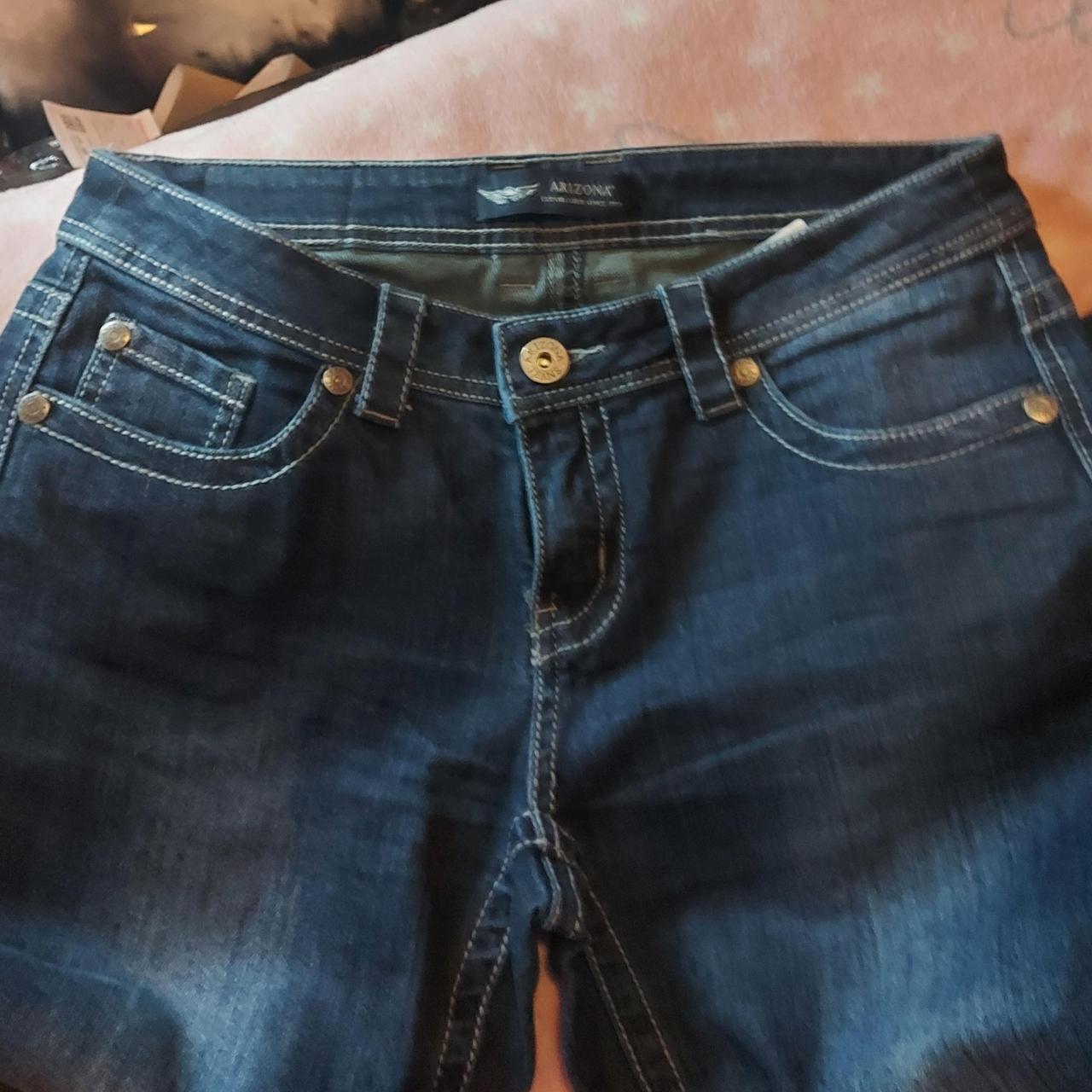 y2k mcbling arizona brand jeans, these are the... - Depop