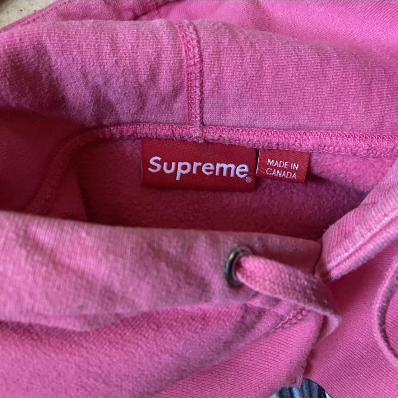 Supreme Scarface pink hoodie, 100% authentic,... - Depop