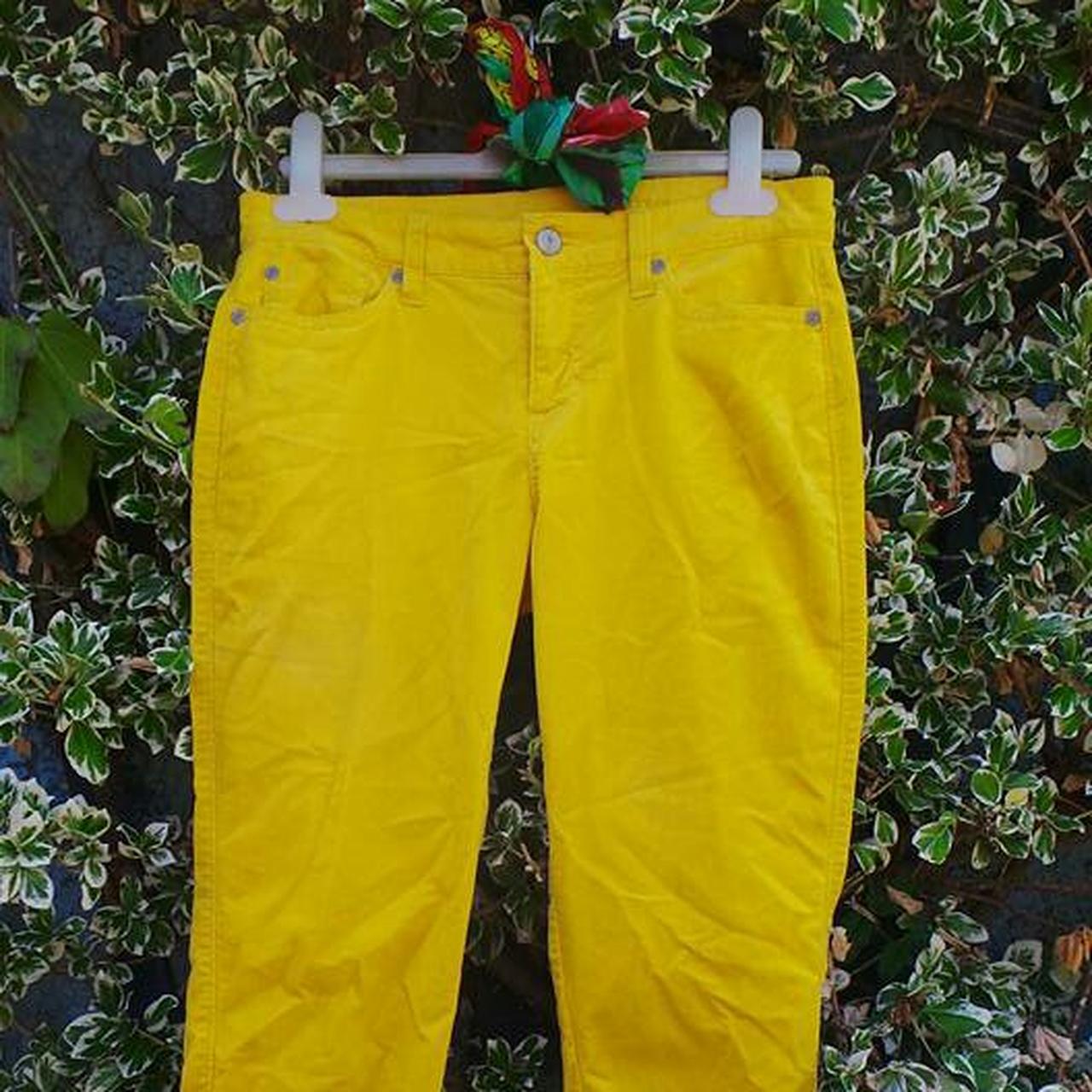Gap, Yellow Cord Jeans, Size 1 Depop