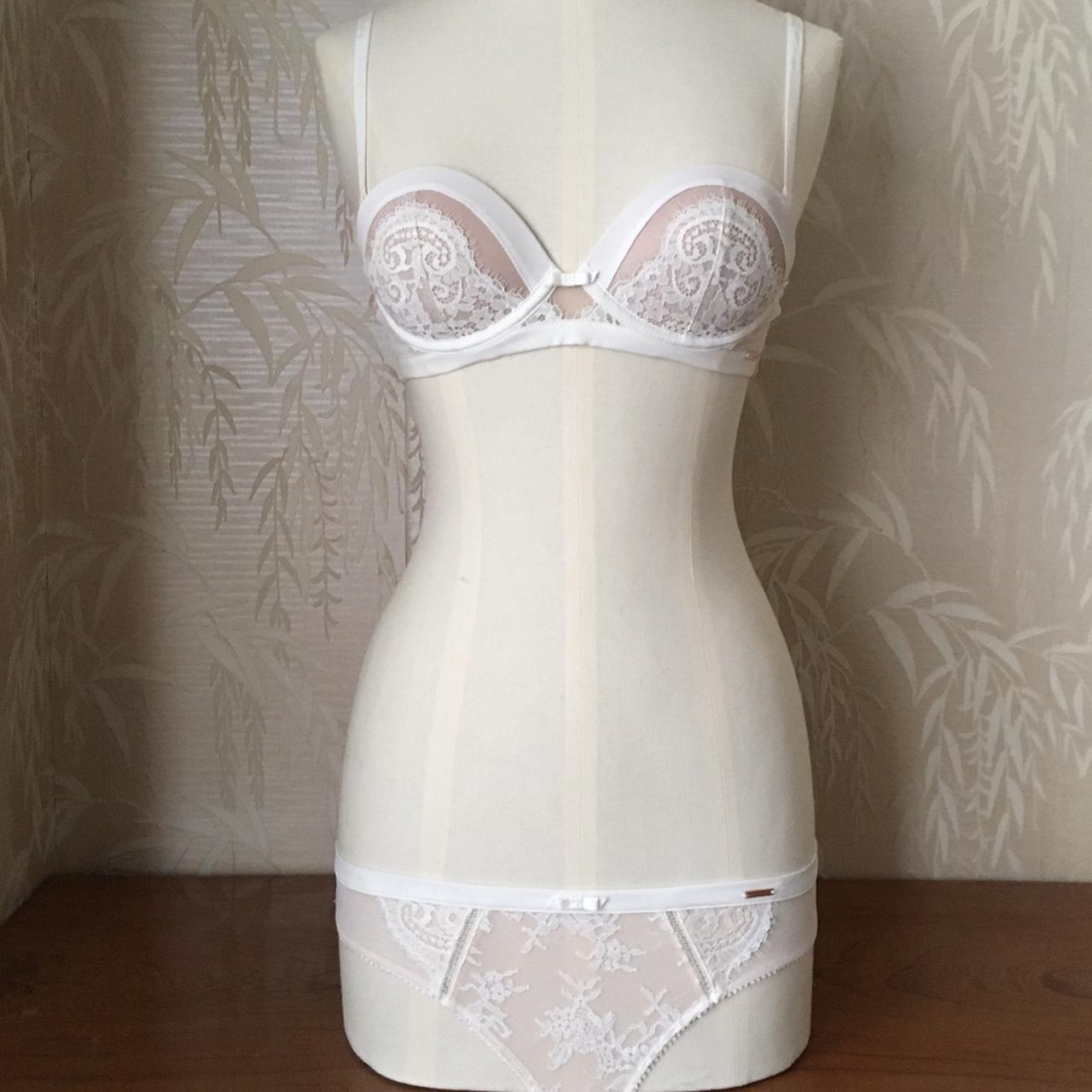 M&S Lisette strapless bra & brief set- size 32B / UK - Depop