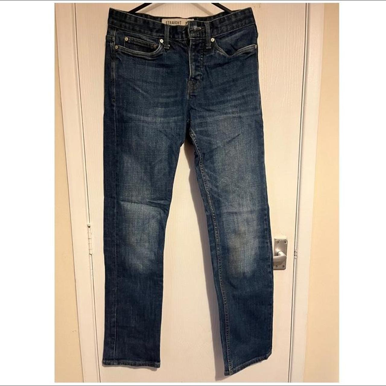 Denim Blue Jeans ️ 28 Inch In Waist - 32 In Leg... - Depop