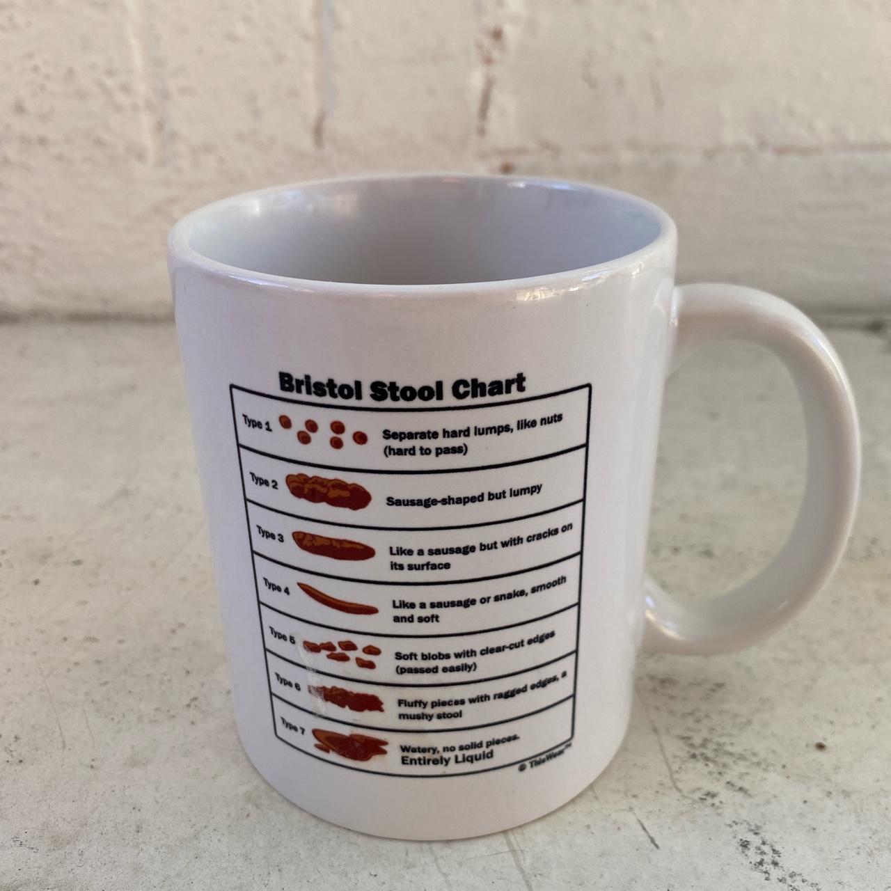 Double sided Bristol stool chart mug 💩 Depop