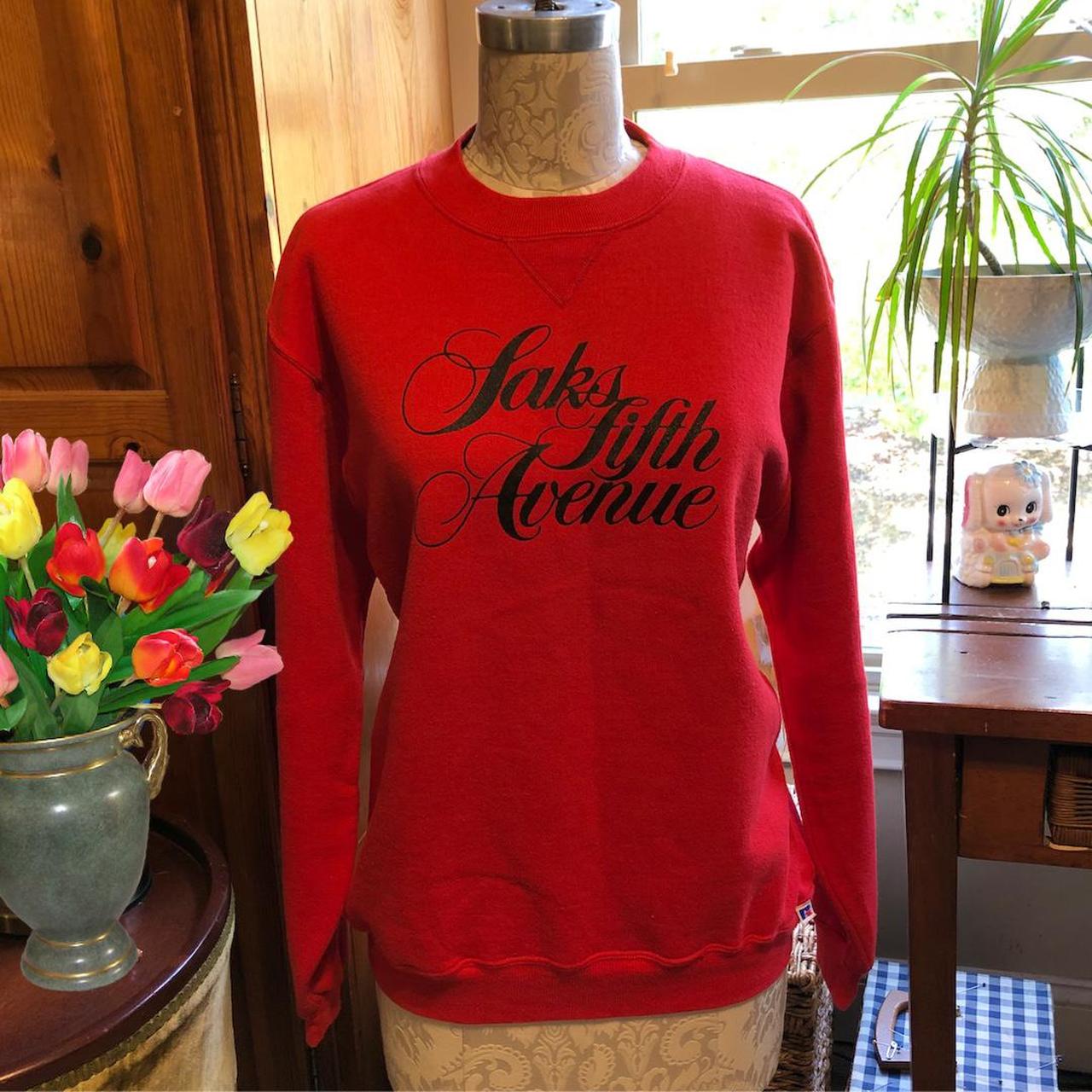 Vintage 90 s Saks Fifth Avenue sweatshirt Made in Depop