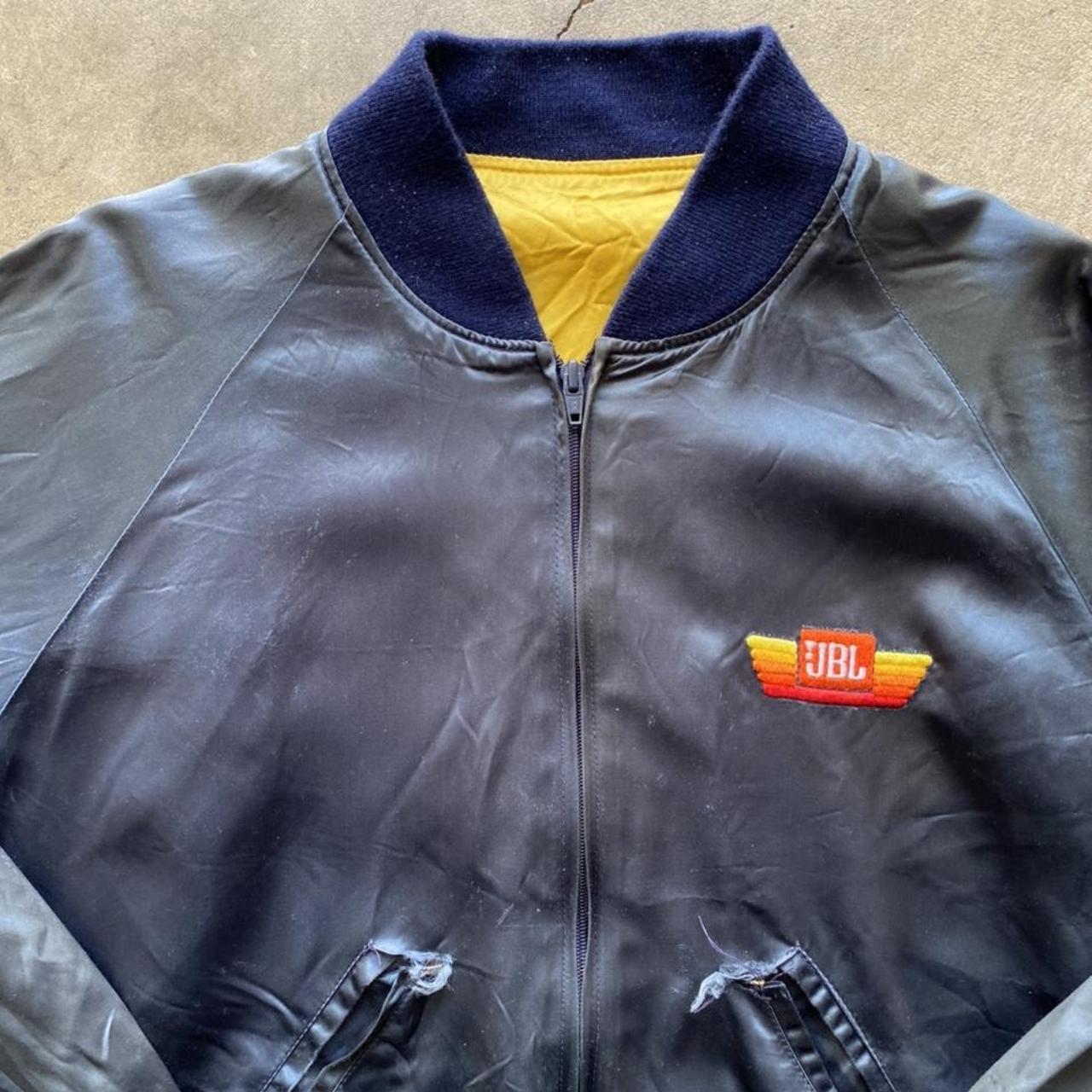 Vintage JBL ‘Get Into Music’ Bomber jacket. Size... - Depop