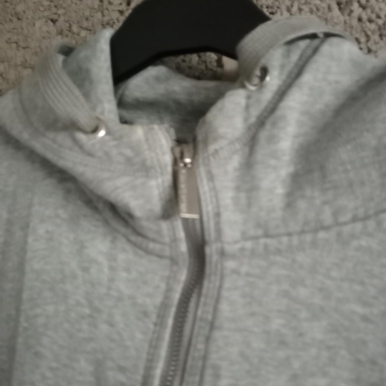 Men's Jordan full zip hoodie, grey, size XXL Very... - Depop