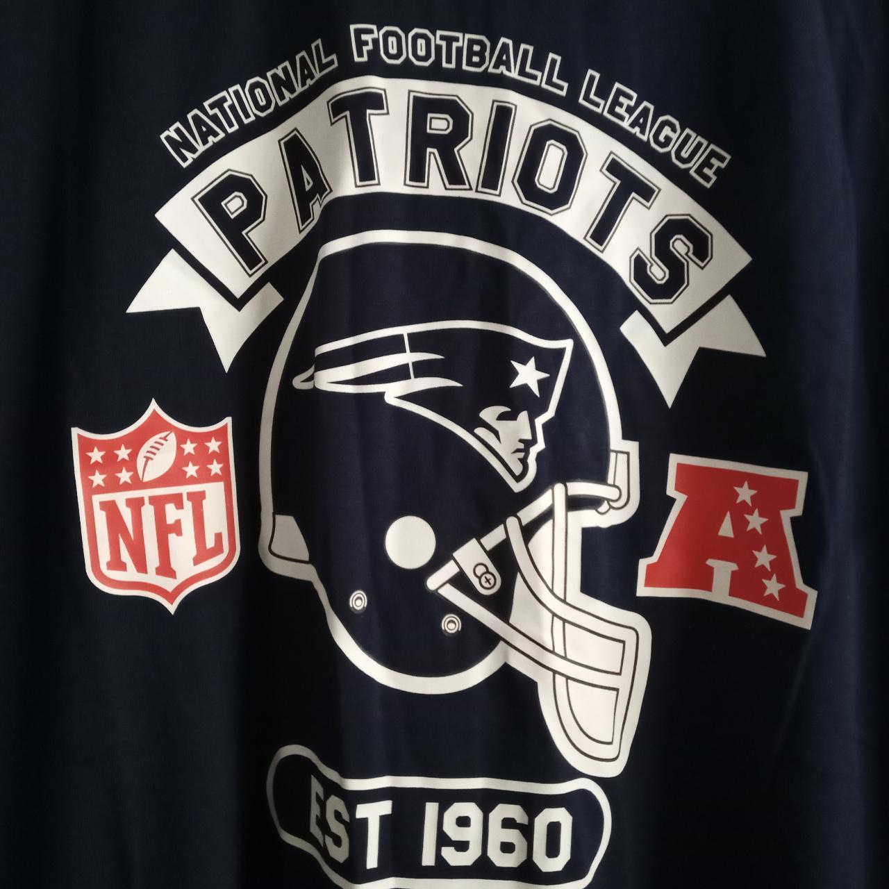 New Era NFL New England Patriots t shirt, navy blue,... - Depop