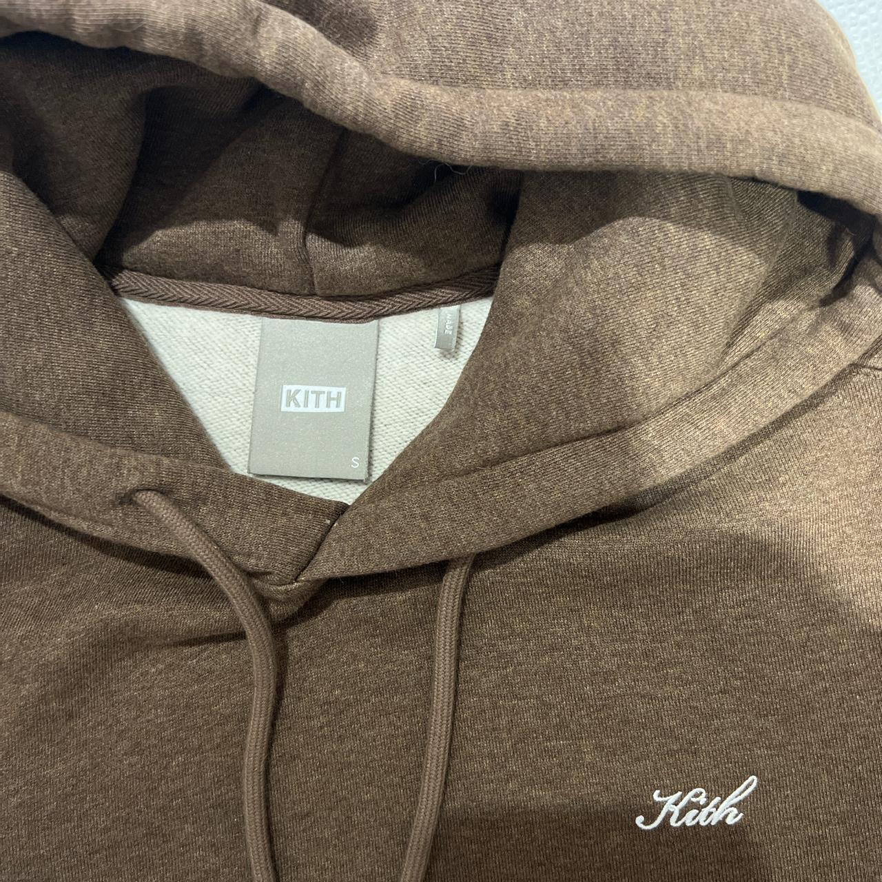 Kith Hoodie in brown Size Small will easily fit an... - Depop