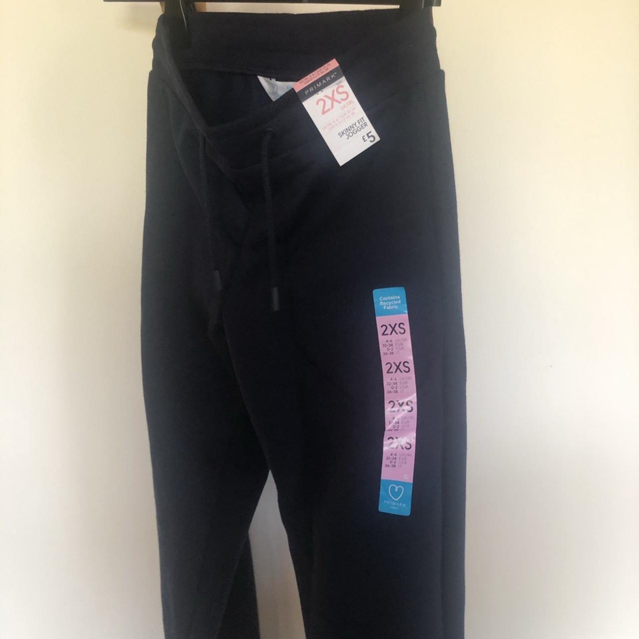 Primark navy blue and khaki tracksuit jogger bottoms... Depop