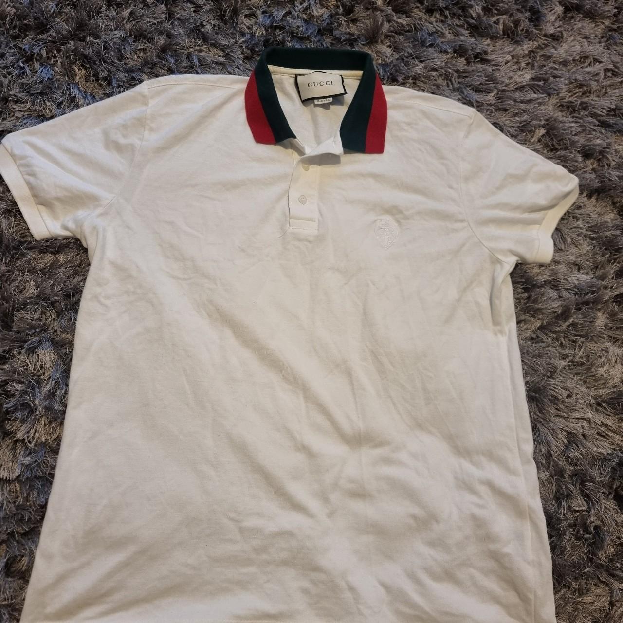 Gucci Men's White T-shirt | Depop