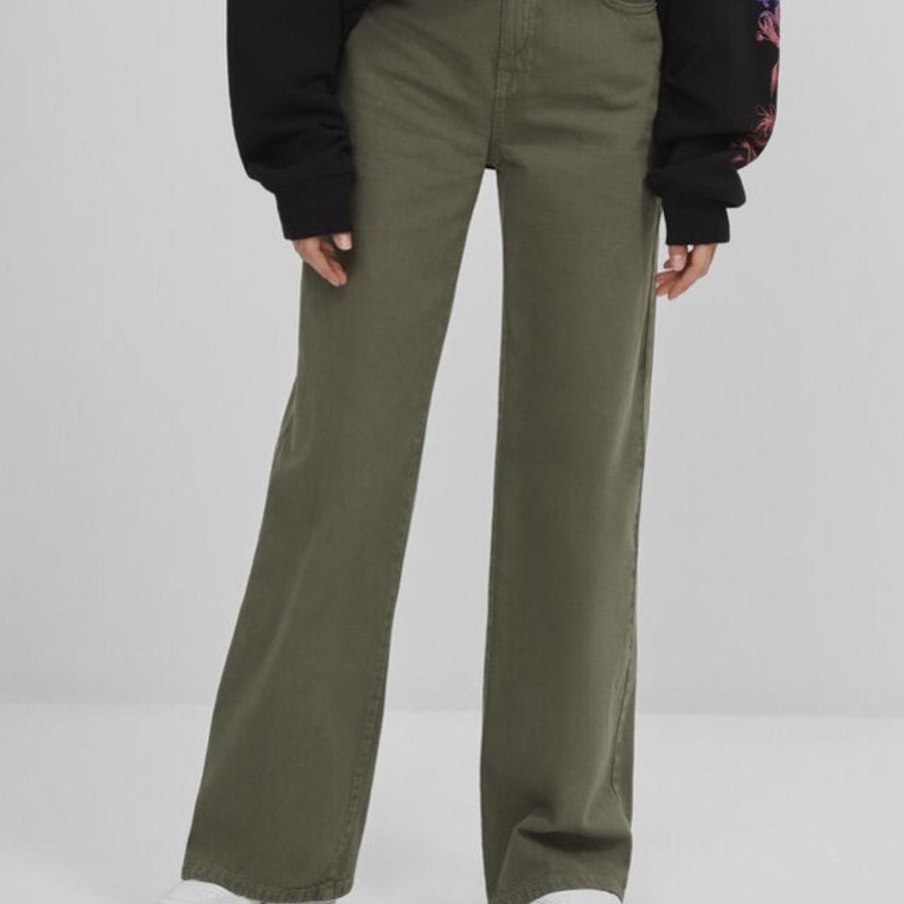 Bershka store khaki jeans