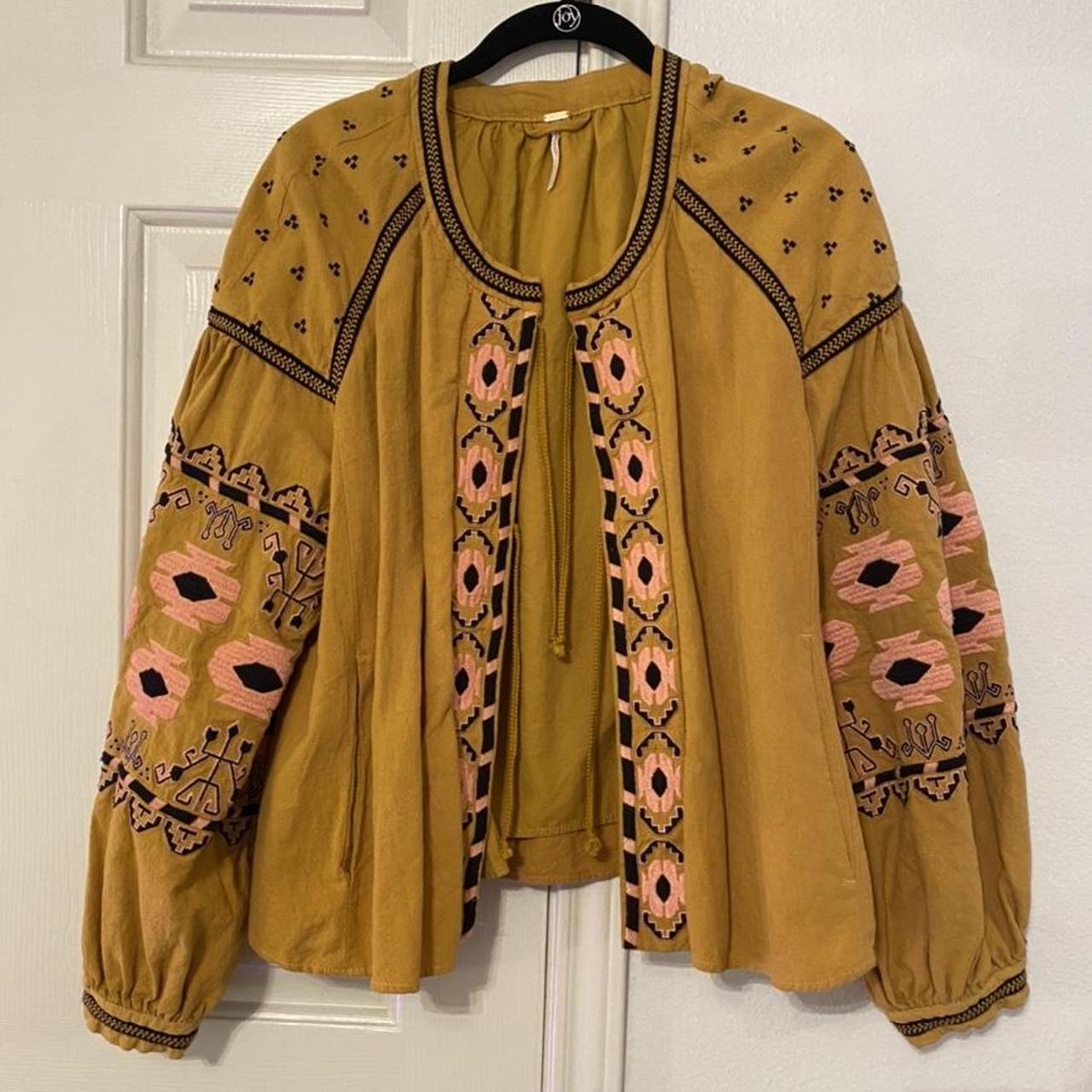 Free people cheap yellow jacket