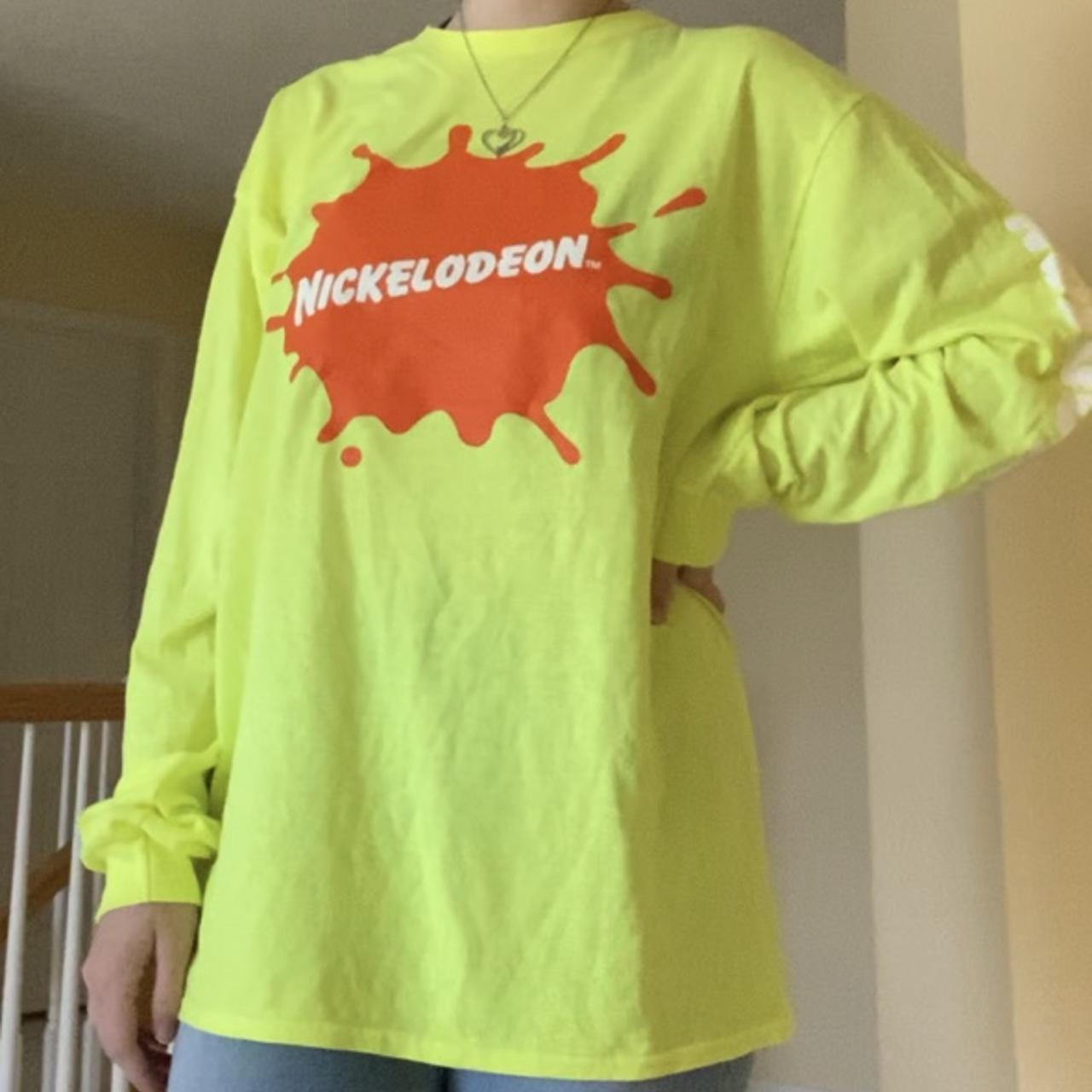 orange nickelodeon shirt long sleeve