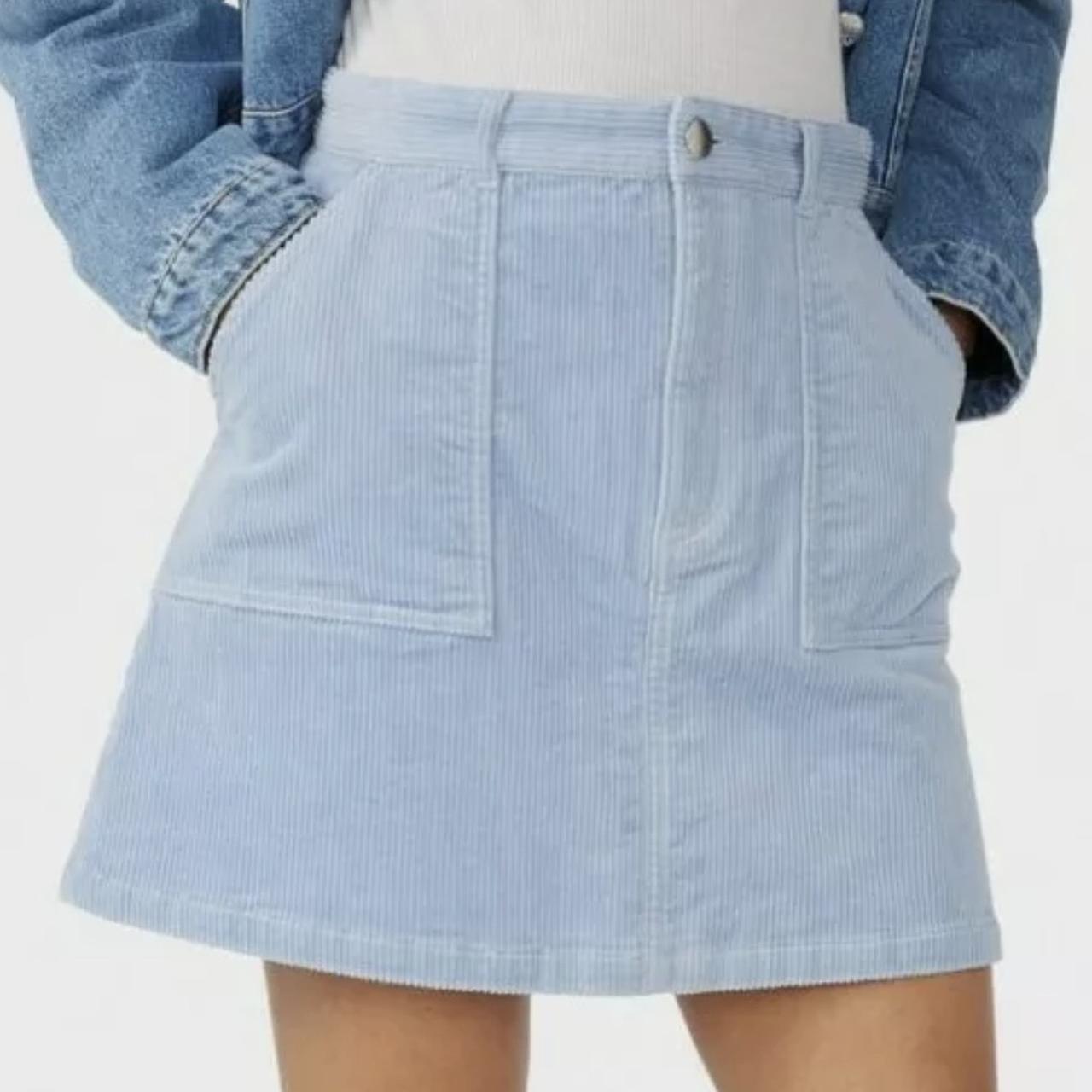 Product Image 3 - Monki Blue Corduroy A-Line Skirt