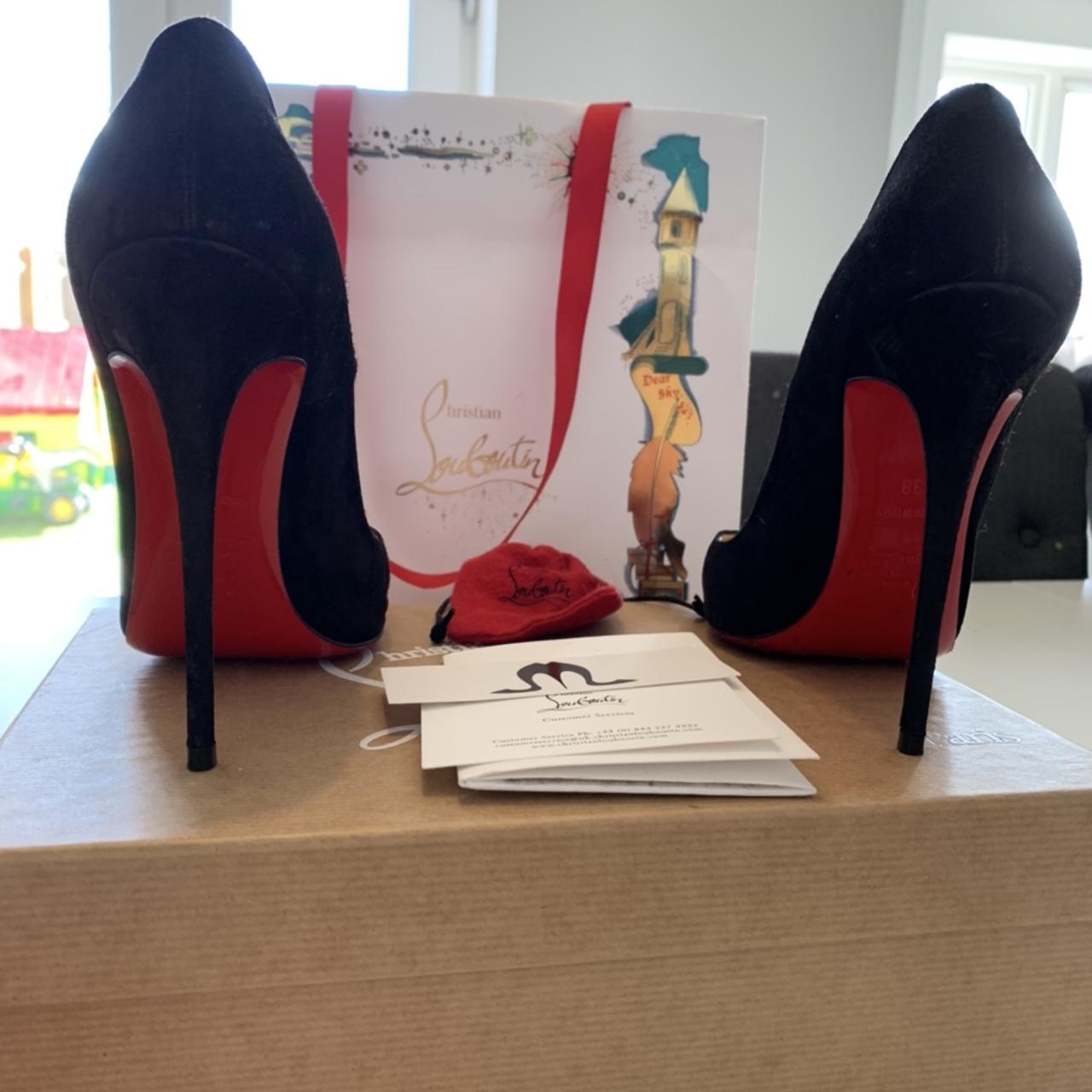 So Kate size 5 Christian louboutin shoes Worn once... - Depop