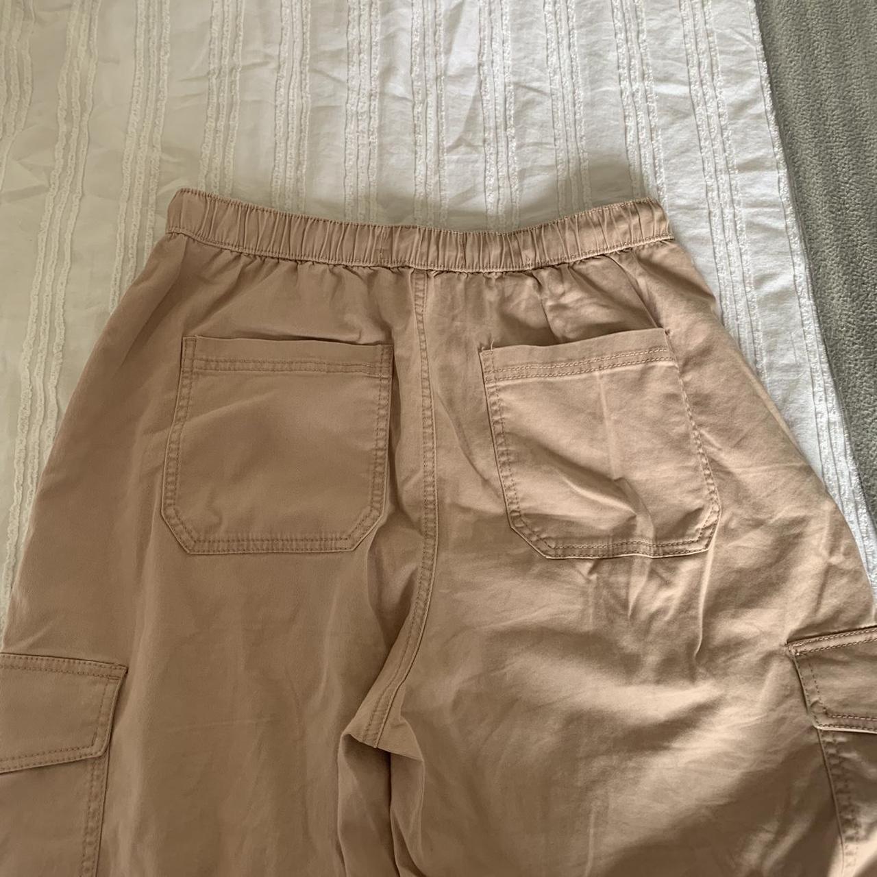 Baby Pink Hollister cargo trousers Hollister Size... Depop