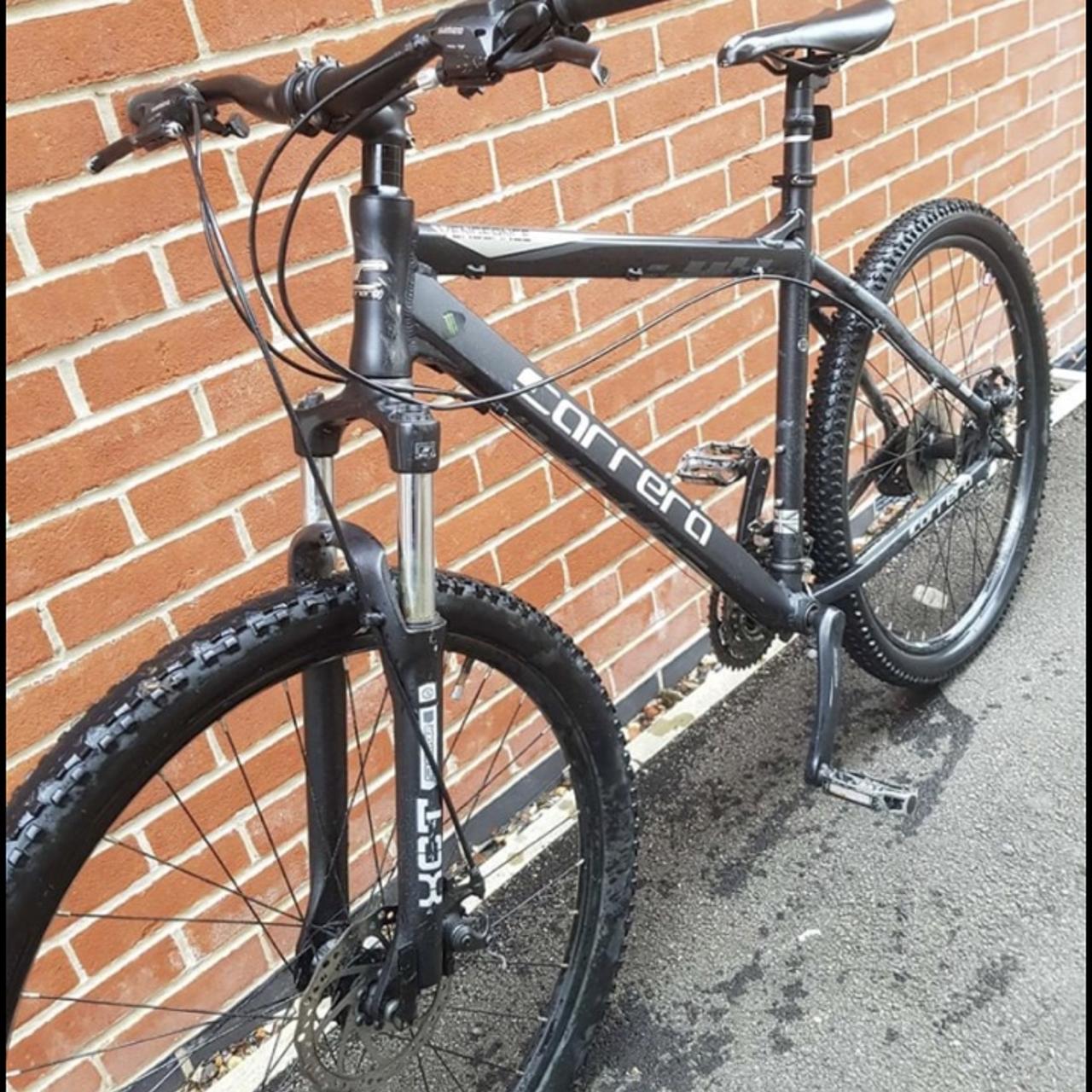 Black cheap carrera bike