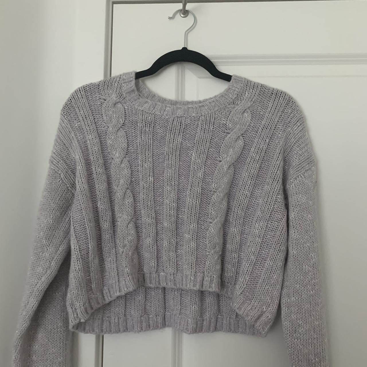 forever 21 purple cardigan