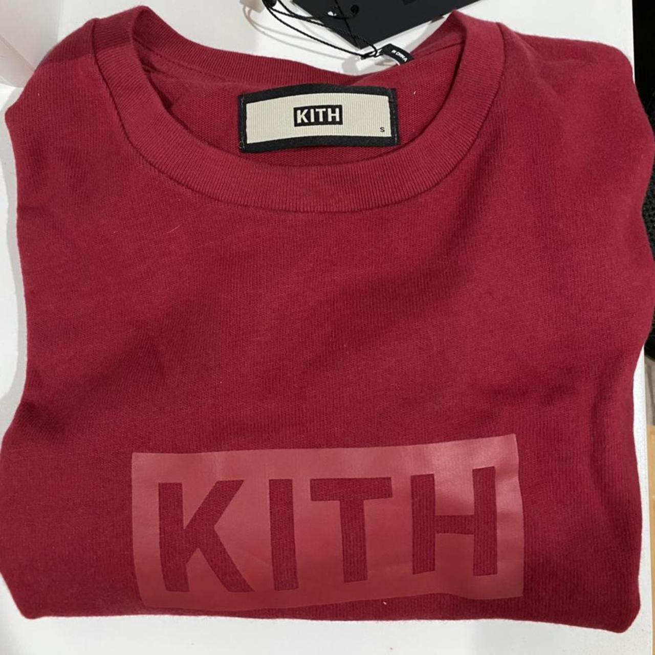 Kith Men's Red Tshirt Depop